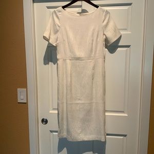 White cocktail/ reception dress